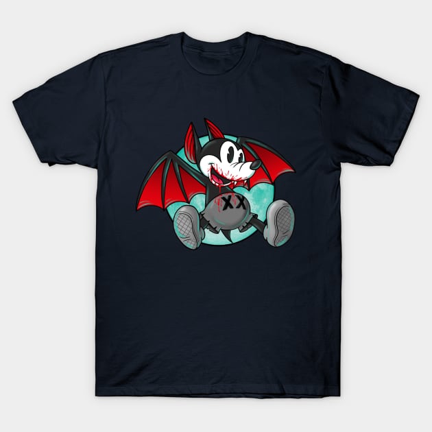 Halloween Bat T-Shirt by Crimemachine